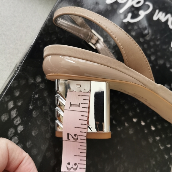 Sam Edelman Snakeskin Slingback Sandals Size 10 - Picture 7 of 9